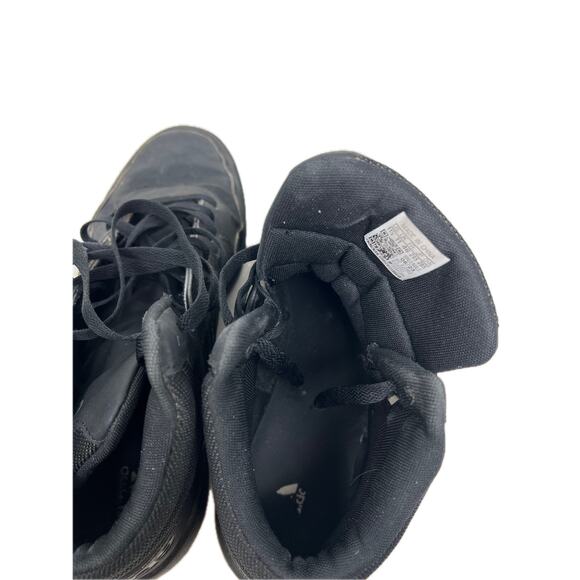 Adidas Hoops 3.0 Black Lace Up High Top Shoes Mens 11.5 - Picture 6 of 7